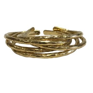 Gold Bangle Stack made in Kenya